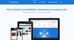 Desktop Screenshot of mercury-browser.com