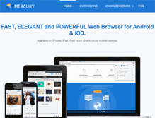 Tablet Screenshot of mercury-browser.com